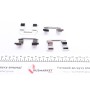 Планка супорта (переднього) прижимна (к-кт) Mazda 626 91-02 (Akebono)