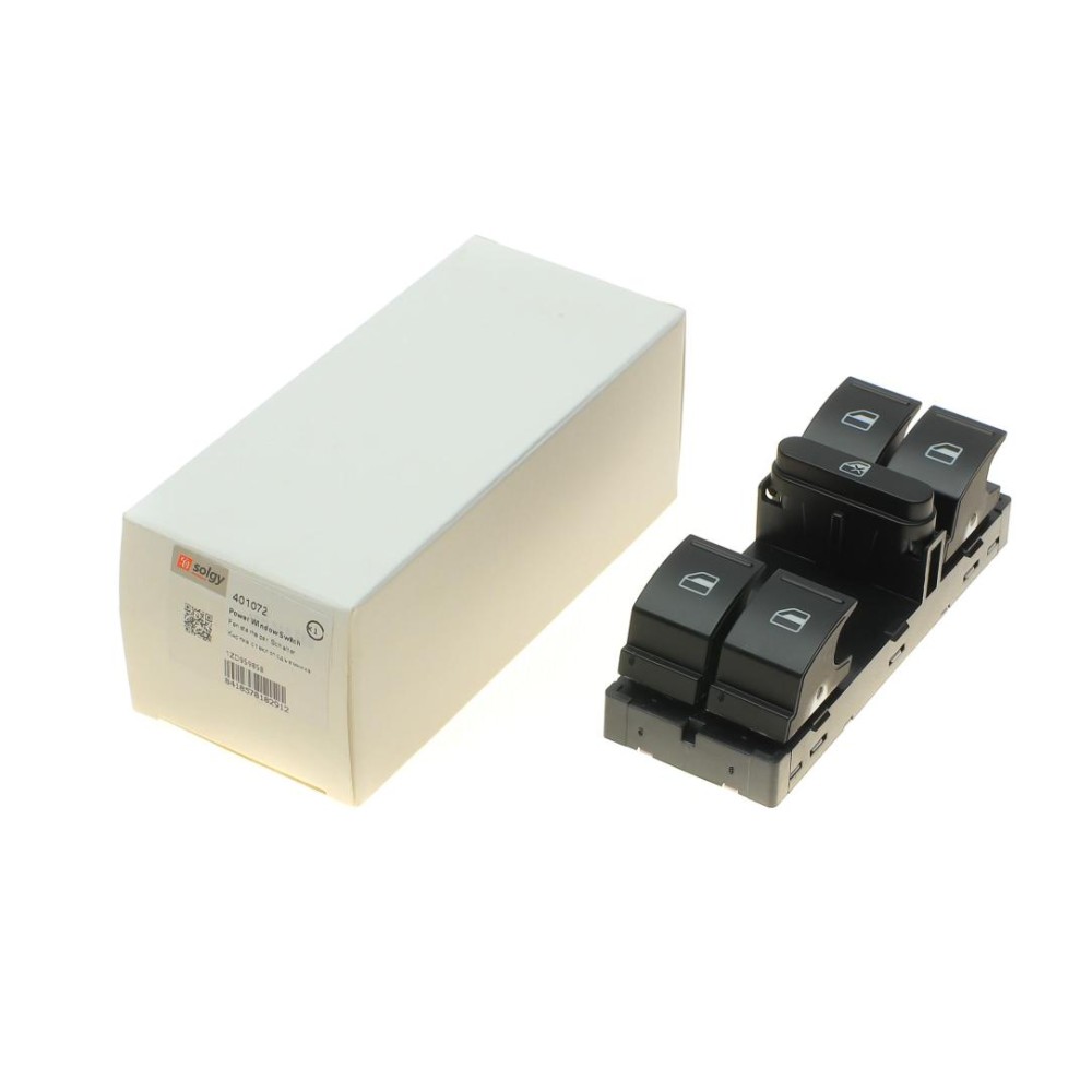 Кнопка склопідіймача (L) Skoda Fabia/Roomster 1.2/1.4/1.9 TDI 05-10 (блок)