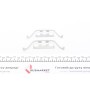 Планка супорта (заднього) прижимна (к-кт) Land Rover Range Rover 02-12 (Ate)