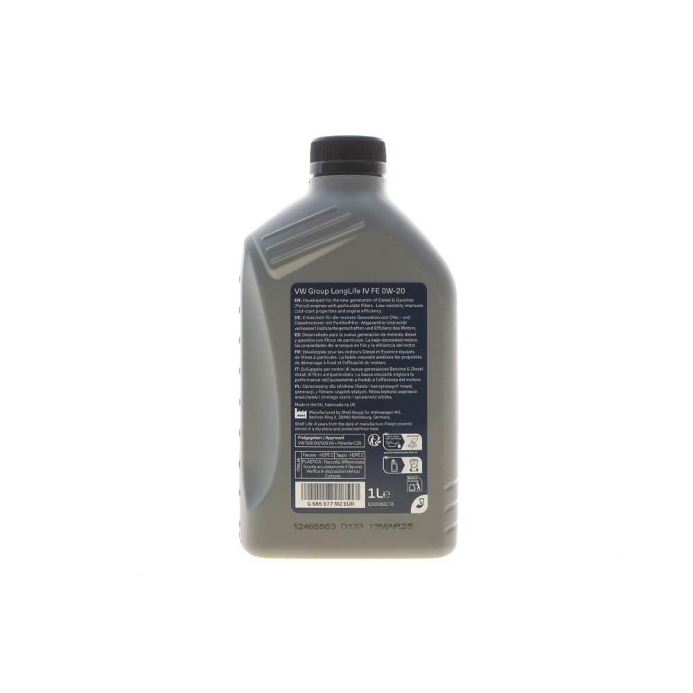 Олива 0W20 LongLife IV (1л) VW 508.00/509.00