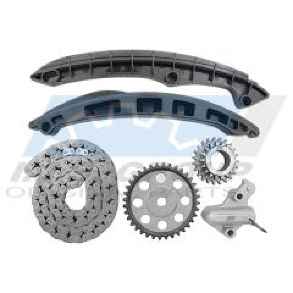 Комплект ланцюга ГРМ VW Golf V 1.4TSI, 10/03 - 02/09, 90/103/125kw, (z=130/18-23/36/36)