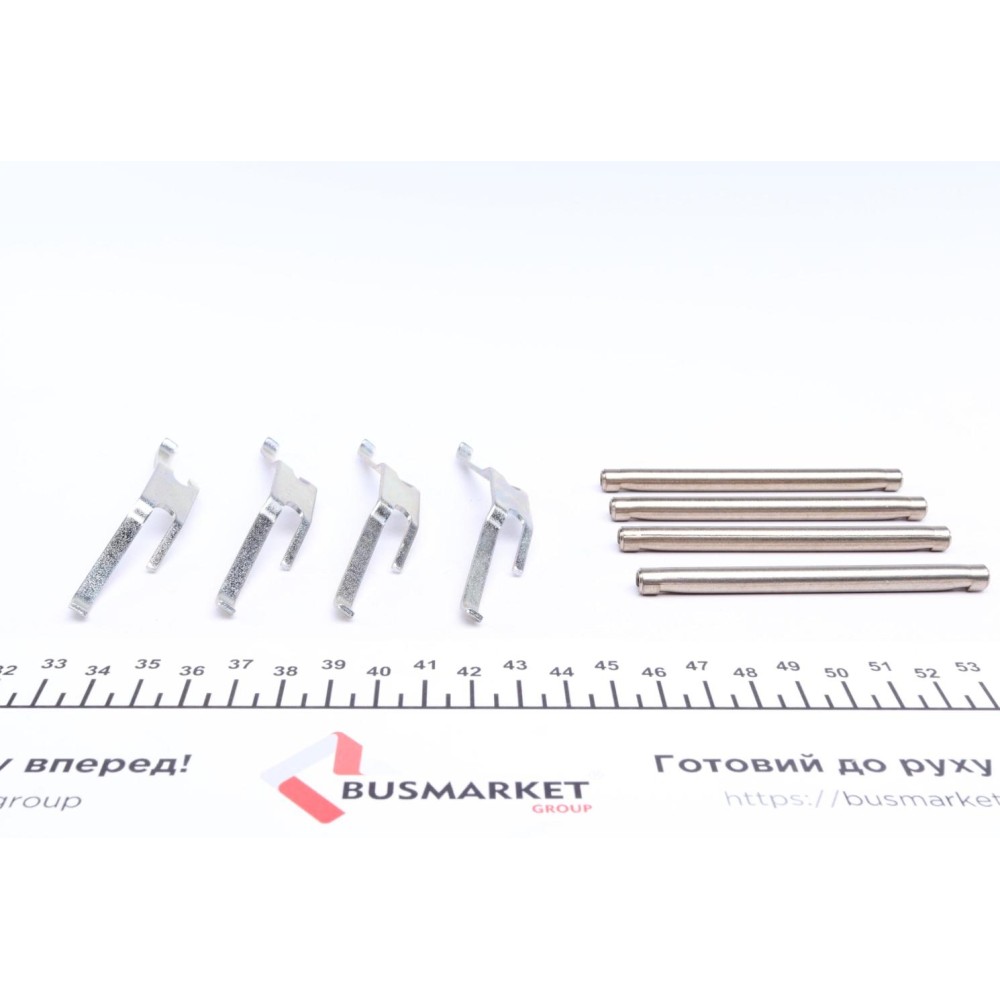 Планка супорта (переднього) прижимна (к-кт) Opel Omega/Vectra -95 (Delc/Ate)