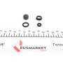 Ремкомплект супорта (заднього) Fiat Punto/Toyota Corolla 05- (d=36mm) (Bosch)