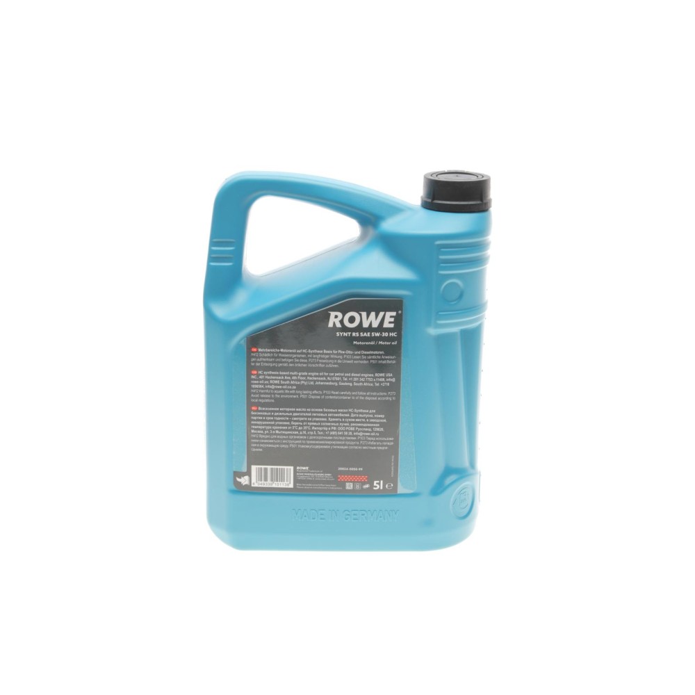 Олива 5W30 HIGHTEC SYNT RS HC (5L) (ILSAC GF-2/WSS-M2C912-A/WSS-M2C913-A/-B)