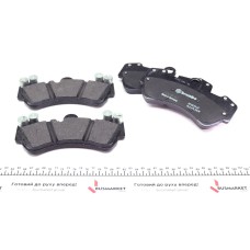 Колодки гальмівні (передні) Porsche Cayenne/VW Touareg 02-10 (Brembo) (190x99,1x16.7)