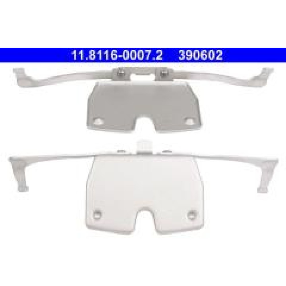 Планка супорта (переднього) прижимна (к-кт) BMW 5 (F10/F11)/7 (F01/F02/F03/F04) 08-16 (Ate)