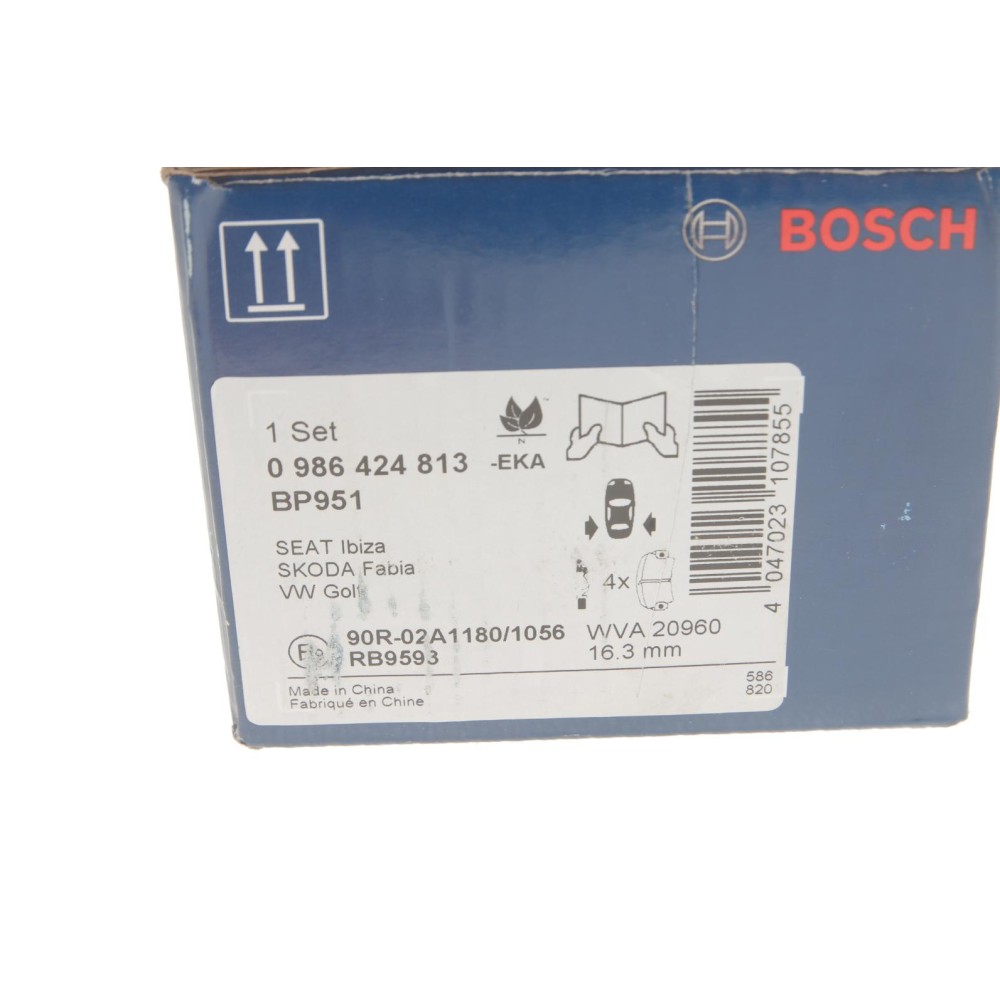 Колодки гальмівні (задні) VW Polo 01-/Seat Cordoba/Ibiza 02-09 (+ датчик)