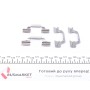 Планка супорта (заднього) прижимна (к-кт) VW Golf IV 97-05 (Lucas)