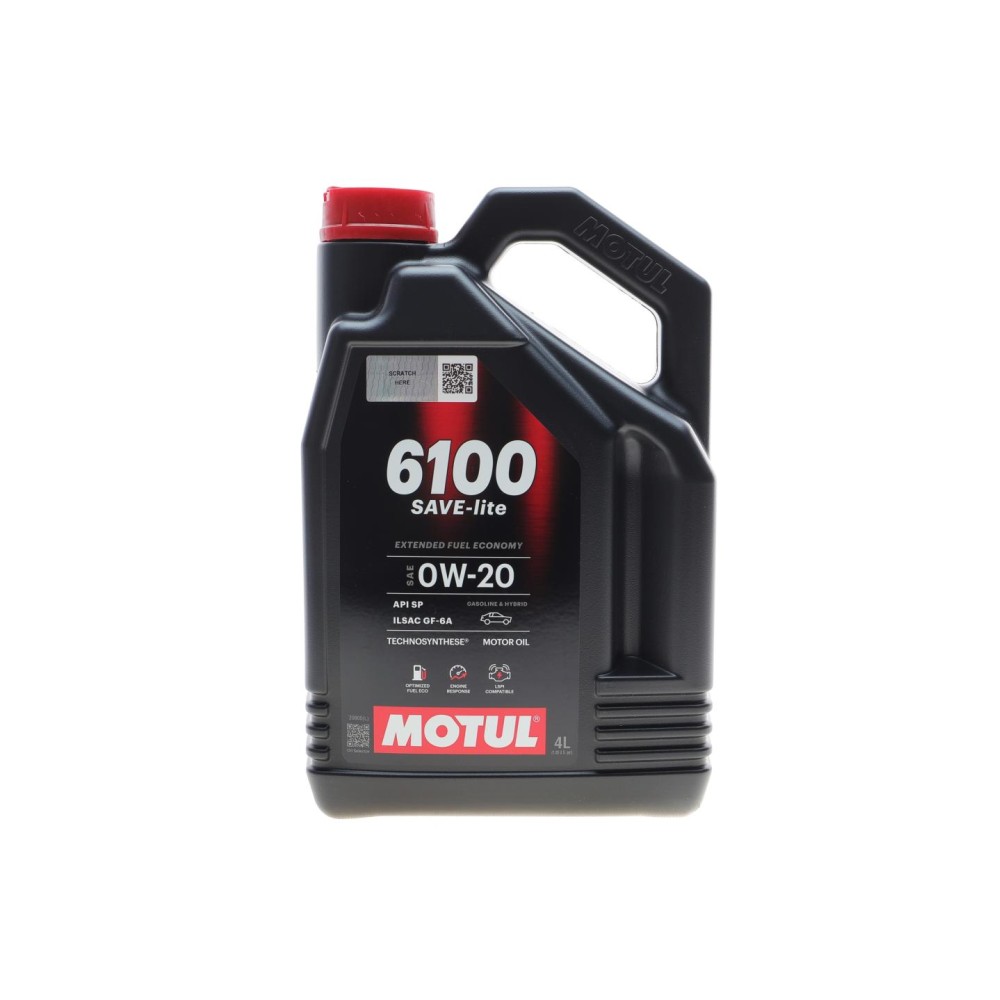 Олива 0W20 6100 Save-lite (4L) (PERFORMANCE SP/ILSAC GF-6A) (113136)