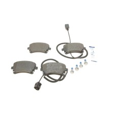 Колодки гальмівні (задні) VW Phaeton 02-16/Audi A4/A6 04-10 (Lucas - Girling) (з датчиком)