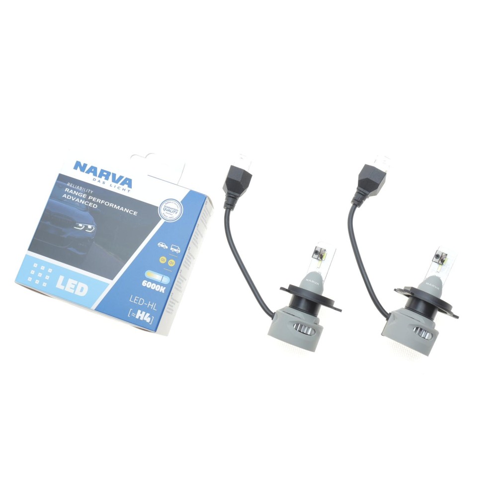 Автолампа H4/H19 12/24V 19W P43t-3/PU43t-3  Performance Advance LED 6000K 1500/1100lm (к-кт 2 шт)