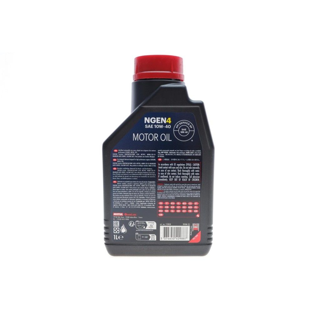 Олива 10W40 NGEN 4 (1L) (MB 229.3/RN0710/RN0700/PSA B71 2300/VW 501 01/VW505 00) (113058)