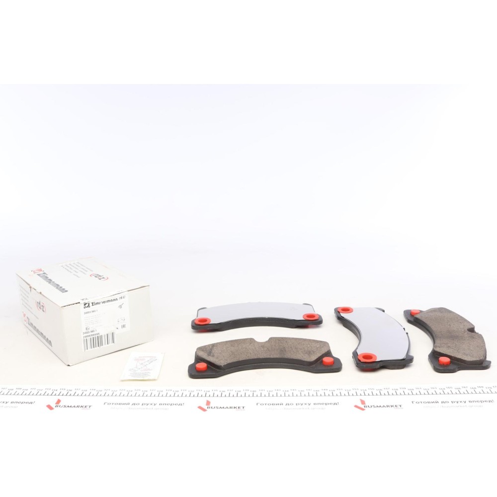 Колодки гальмівні (передні) Porsche Cayenne 07-/VW Touareg 02- (Brembo) (з низьким продукуванням пилу)