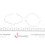 Планка супорта (переднього) прижимна (к-кт) Mazda 626 91-02 (Akebono)