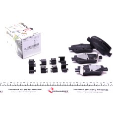 Колодки гальмівні (задні) Toyota Auris 06-/Corolla 1.3-2.0D 12- (Galfer)