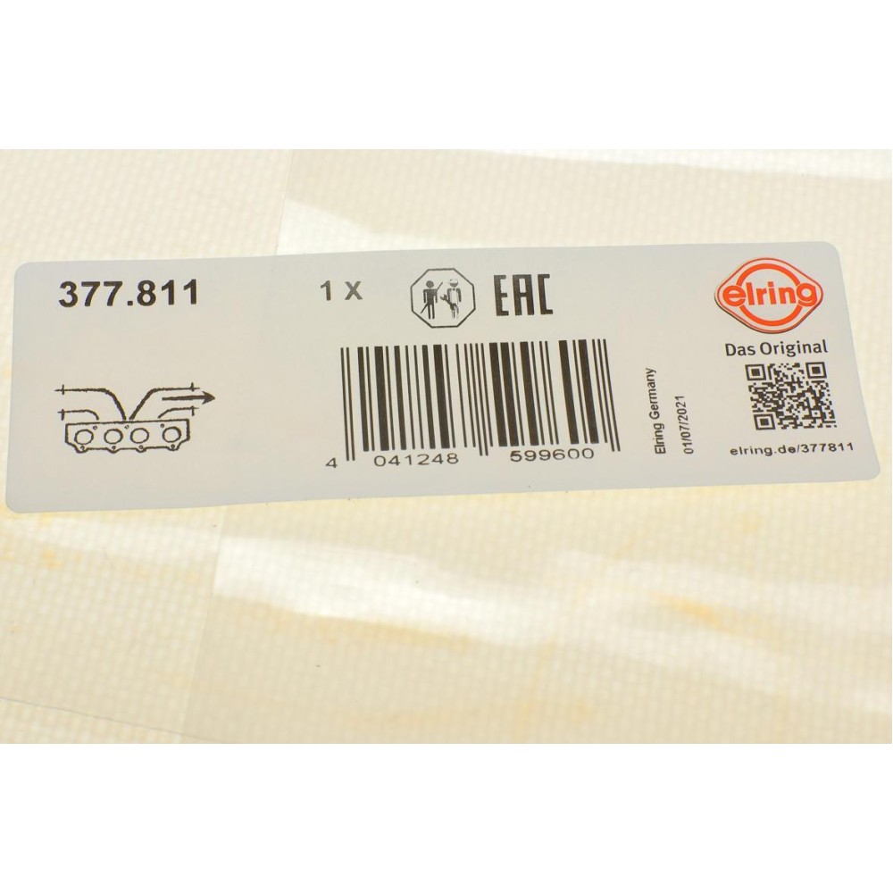 Прокладка колектора випускного Ford Fiesta/Focus 1.25/1.4/1.6Ti 01-