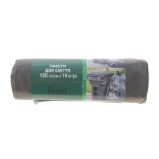 Мішки для сміття 120L (10шт) (чорні)