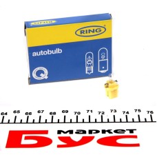 Автолампа 24V 2.4W EBS-N10 BAX10D Yellow (в щиток приладів)