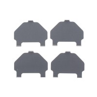 Комплект протискрипних пластин (задніх) Toyota Corolla 01-08/Camry 82-86/Yaris/Celica 99-05 (Akebono)