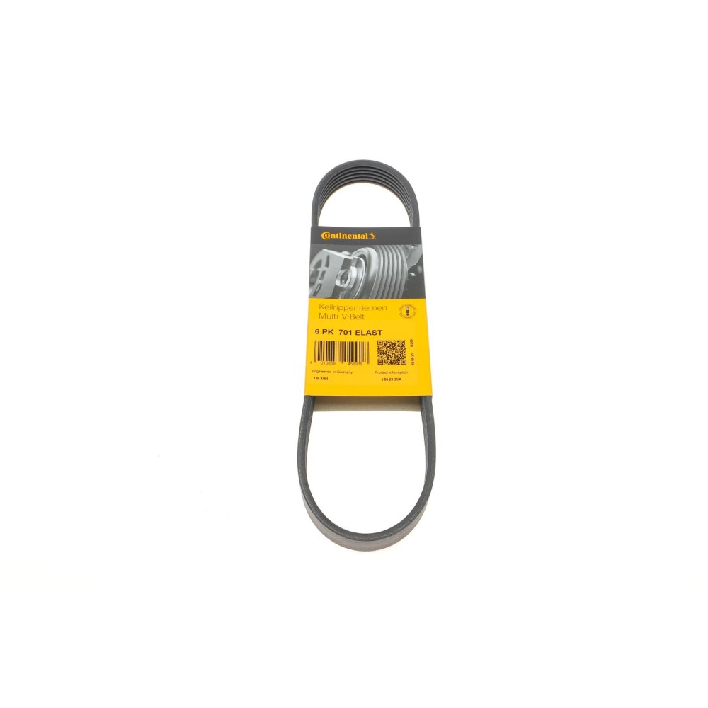 Ремінь генератора Seat Ibiza/Skoda Fabia/Rapid/Citigo/VW Polo/Up 1.0/1.6 14- (-AC)