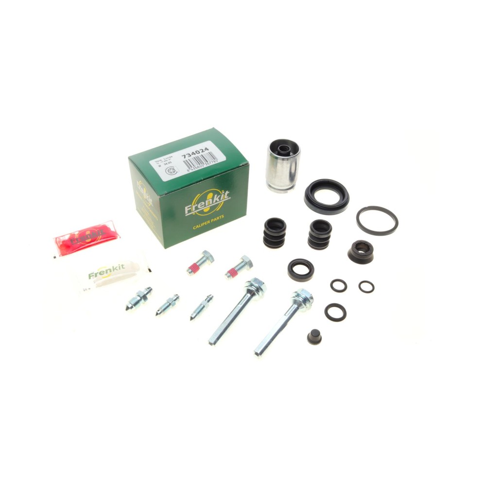Ремкомплект супорта (заднього) Renault Megane 01- (d=34mm) (Lucas) (+поршень/направляюча)