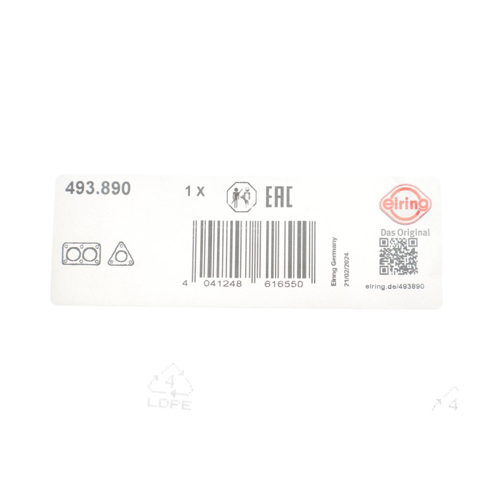 Прокладка труби вихлопної VW Beetle 11-19/Jetta III/IV 2.5 06-17