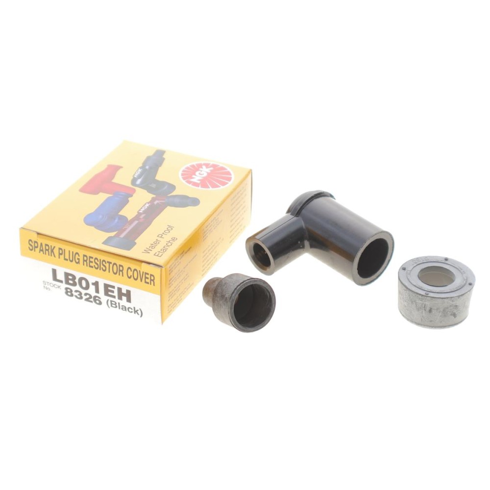 Наконечник свічки запалювання (чорний) (90°/14mm) (LB01EH)
