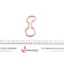 Прокладка колектора впускного Ford Focus 98-04