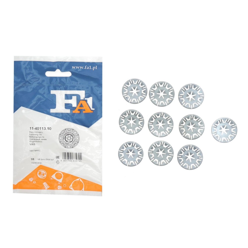Шайба фіксуюча (к-кт 10шт) VW Caddy II/III/Crafter 30-35/30-50/Golf II/III/IV/V/VI/Jetta II 80-