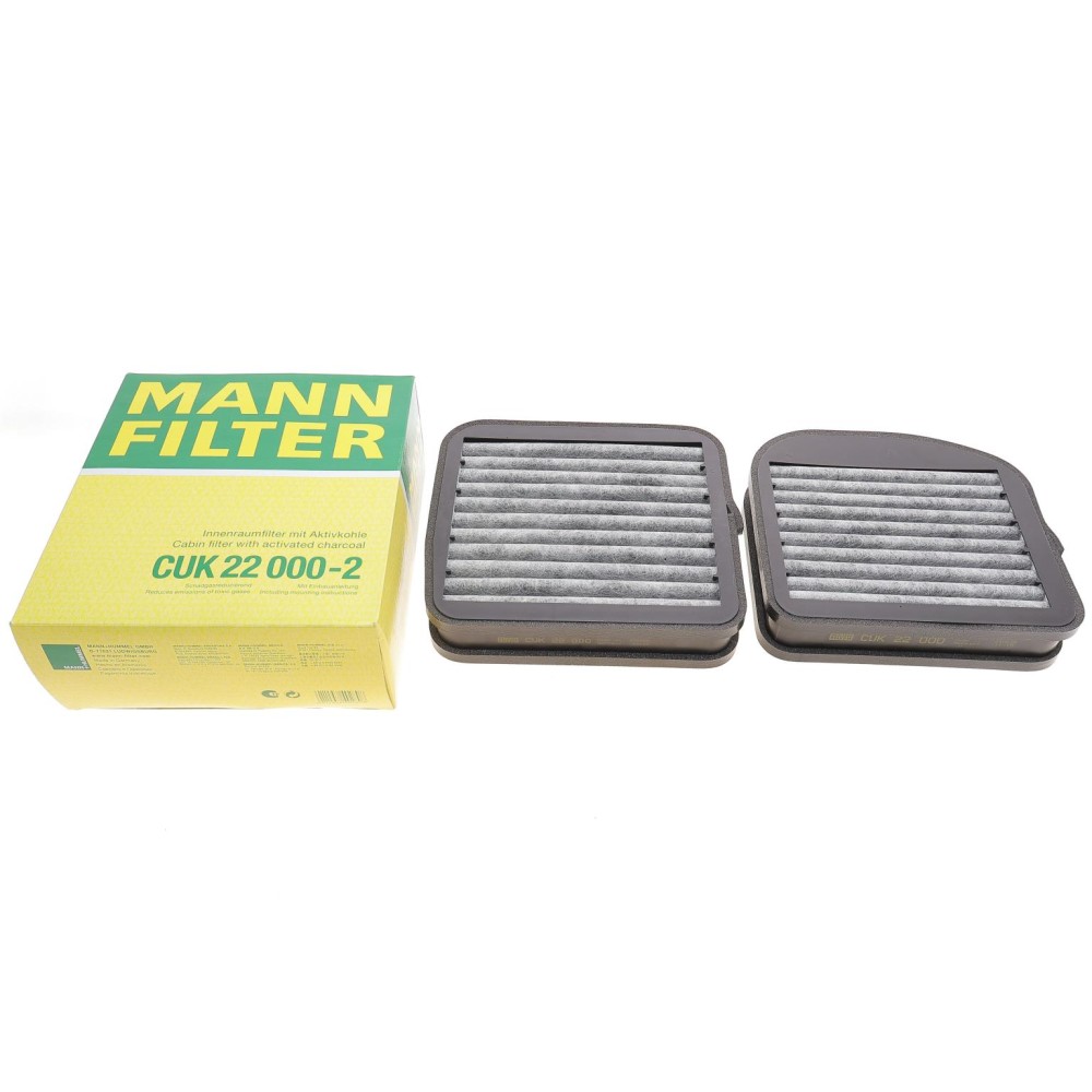 Фільтр салону MB E-class (W210)/S-class (W220)/CL (C215) 98-06/Maybach 02-12 (к-кт 2шт.) (вугільний)