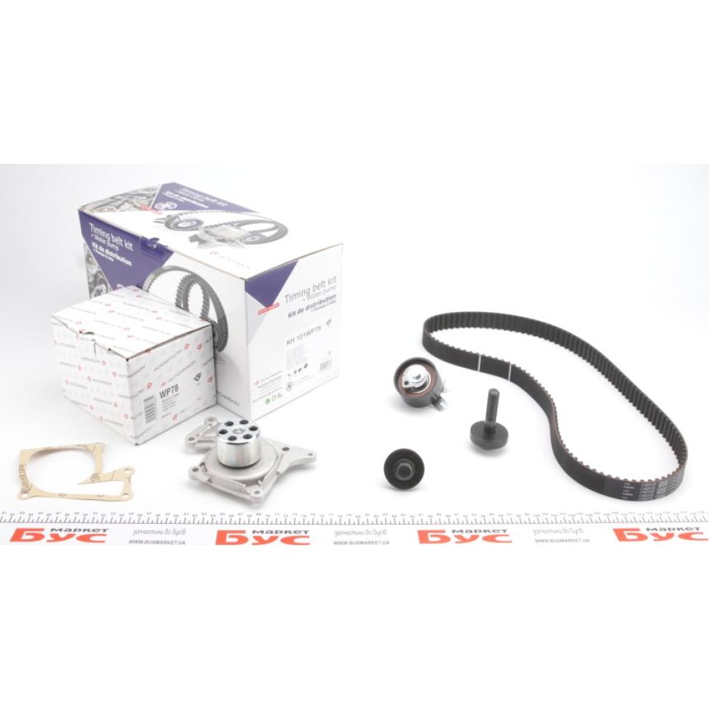 Комплект ГРМ + помпа Renault Kangoo 1.5dCi 10- (123x27)