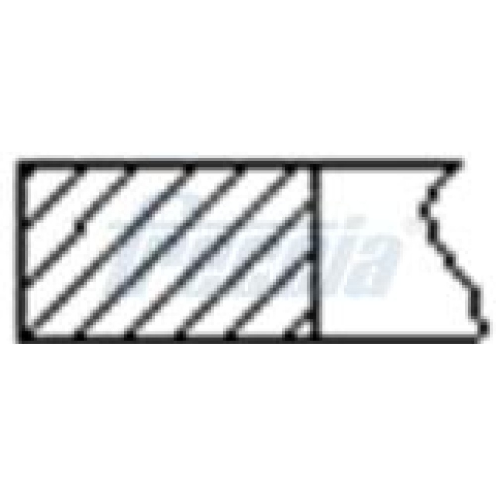 Кільця поршневі VW Crafter/Caddy/T6/Passat 2.0TDI 14- (81.0mm/STD) (1.75-2-2)