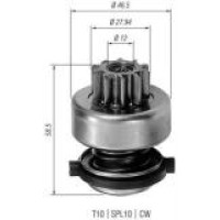Бендикс стартера MB E-class (W124/W210) 93-97 M119/Renault Kangoo/Trafic 1.9D 97-