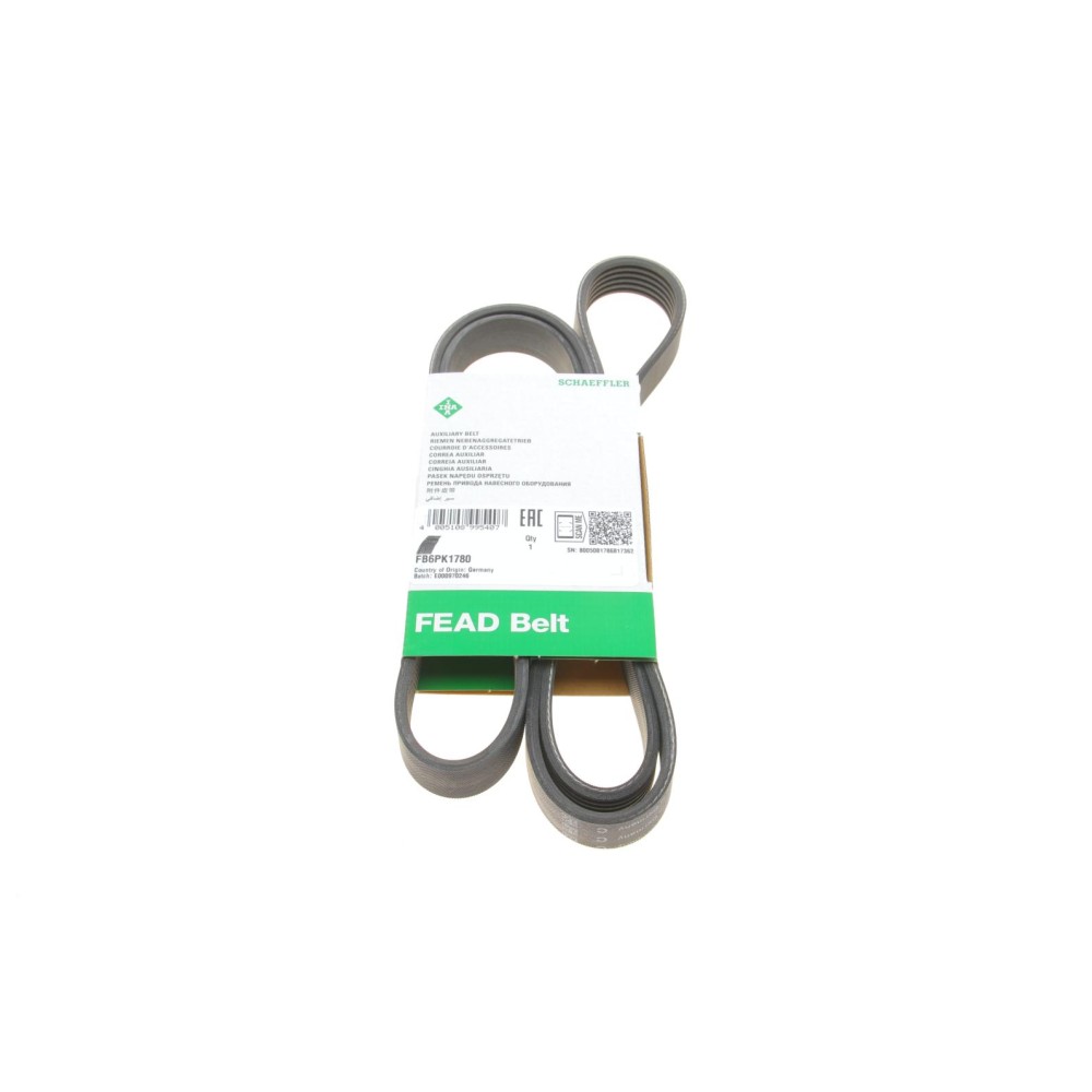 Ремінь генератора BMW 3 (E90) 3.2D 07-11 (6PK1780) N47 D20