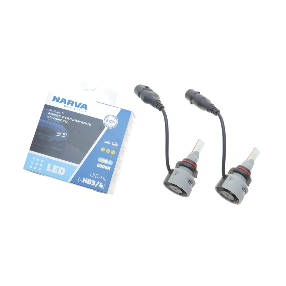 Автолампа HB3/HB4 12V/24V 19W P20d/P22d Performance Advance LED 6000K 1700lm (к-кт 2шт)