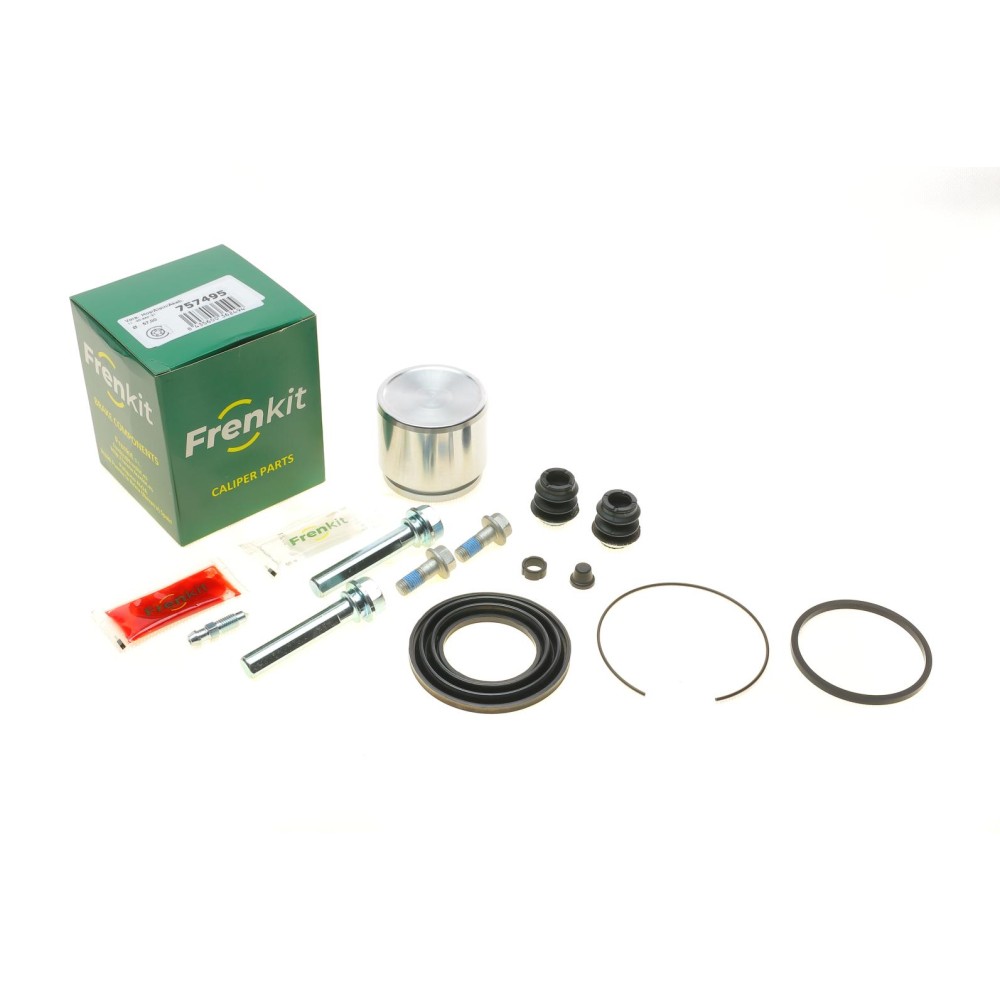 Ремкомплект супорта (переднього) Toyota Corolla 02-07 (d=57mm)(Akebono)(+ поршен/направляюча)