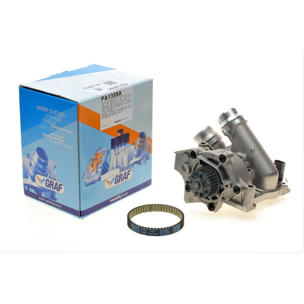 Помпа води Audi A3-A8/Skoda/Seat/VW 1.8-2.0FSI/TFSI 04- (29z)(B/B)(6 лоп)(з термостатом,датчиком t)