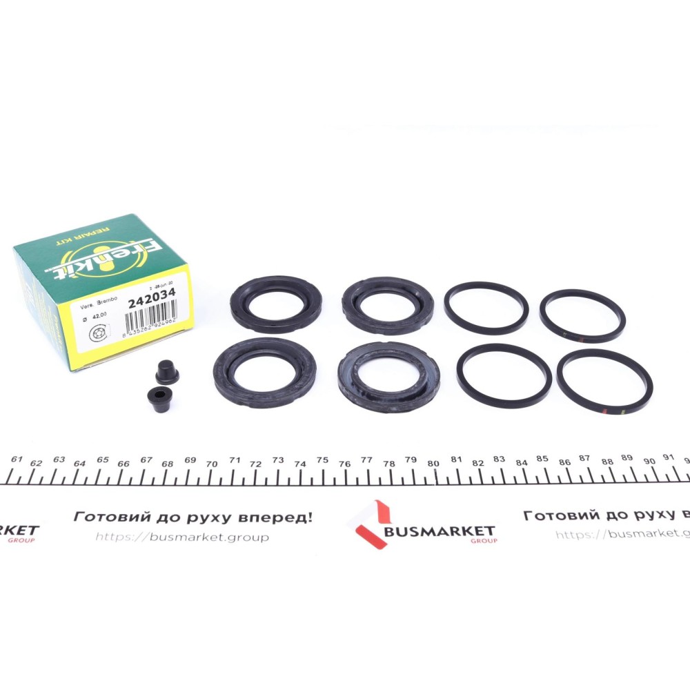 Ремкомплект супорта (переднього) Alfa Romeo Spider 06- (d=42mm) (Brembo)