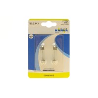 Автолампа C10W 12V 10W SV8.5 Standard (L=41/d=11) (блістер/ 2 шт)