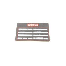 Наклейка для заміни оливи MOTUL (к-кт 25шт)