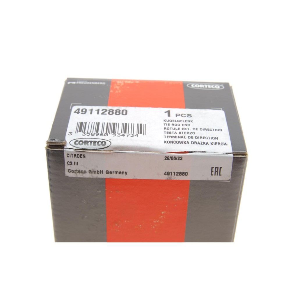 Наконечник тяги рульової (R) Citroen C3 1.2 VTi/1.5/1.6 BluHDi16-