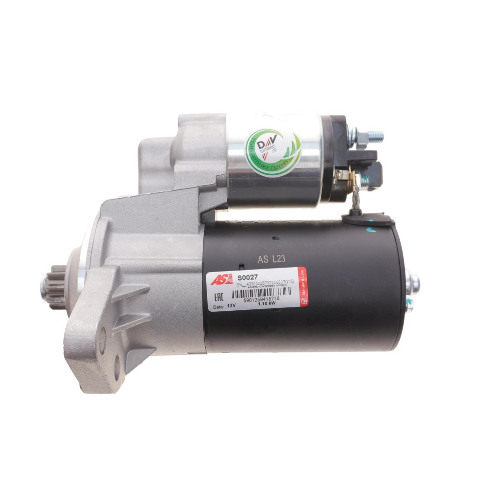 Стартер Audi A3/Ford Galaxy/VW Caddy/Golf/Passat/Skoda Octavia 1,4-2.0/1.9 SDI/TDI 91-05 (1.1kw) (z=9)