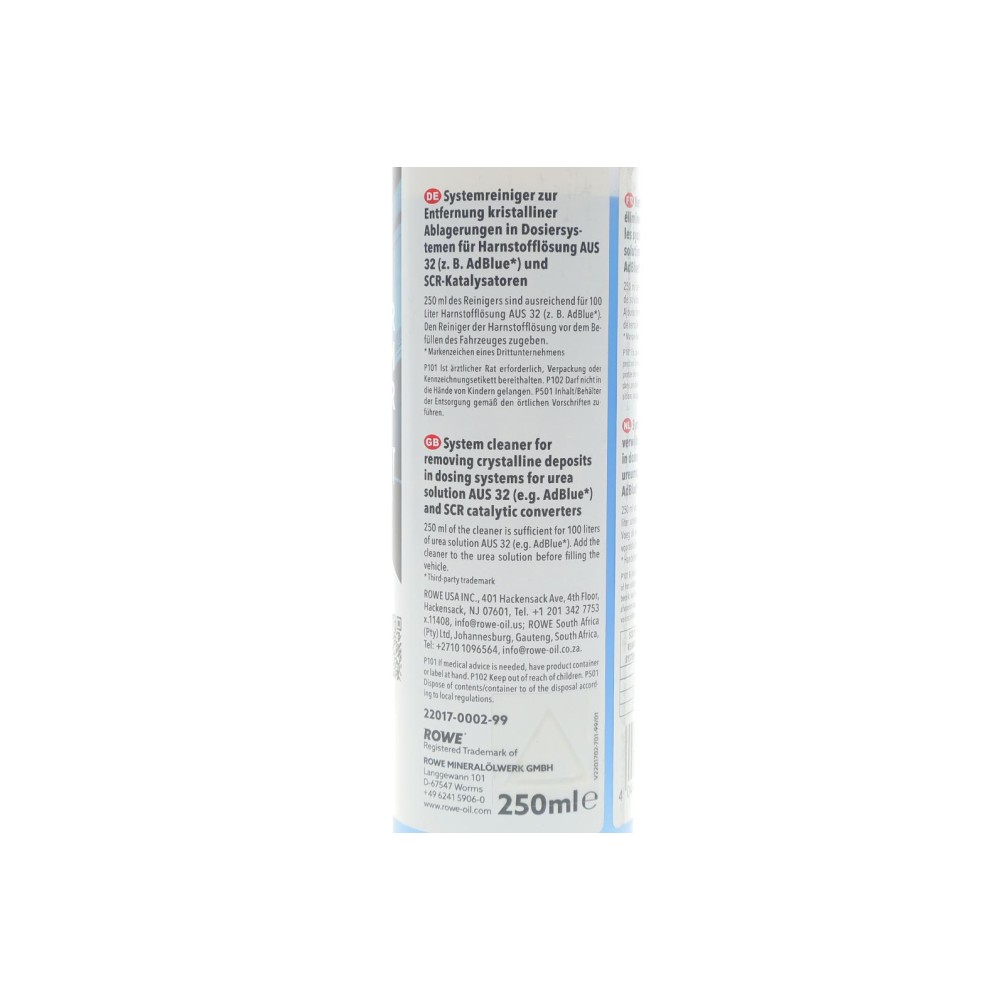 Очисник системи SCR (AdBlue) (250ml) (25мл очисника на 10л AdBlue)