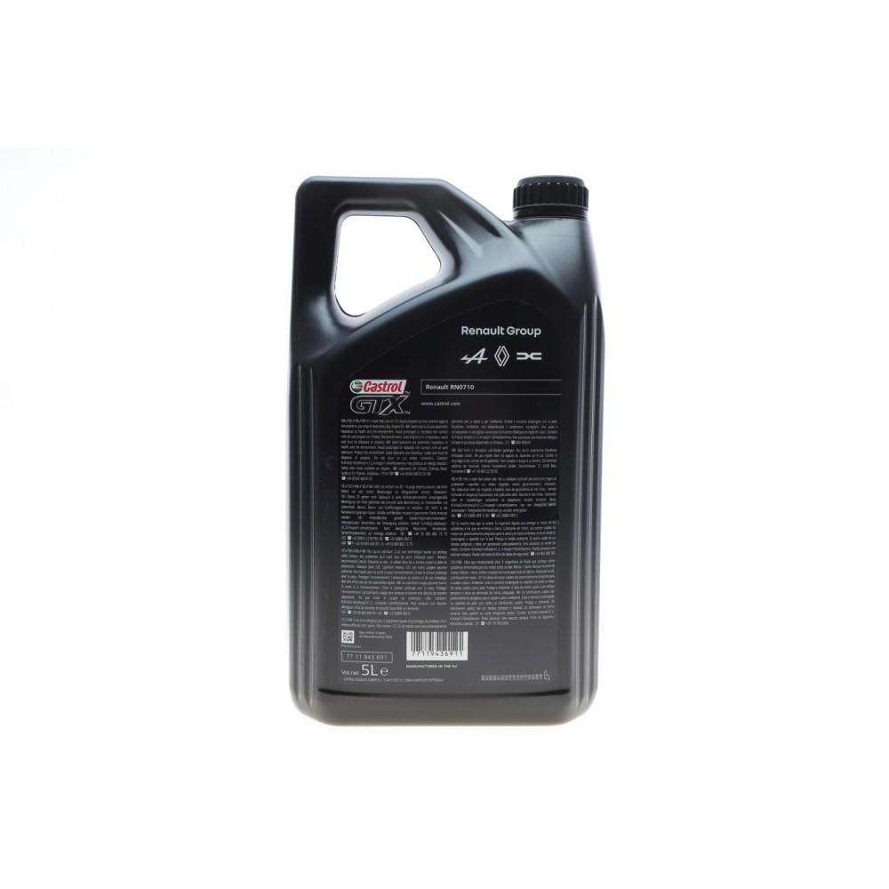 Олива 5W40 Motorenol GTX RN-SPEC (5L) (RN710)