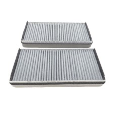 Фільтр салону MB E-class (W210) 95-03/S-class (W220) 98-05 (к-кт 2 шт.) (вугільний/антибактеріальний)