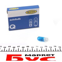 Автолампа W5W 24V 5W W2.1x9.5d Blue (без цоколя)