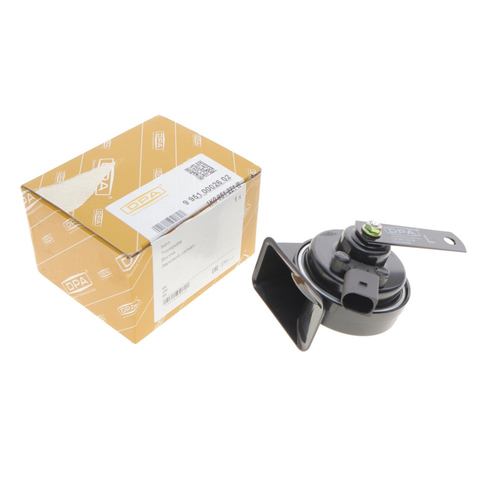 Комплект сигналів звукових Skoda Octavia 04-08/VW Golf/Jetta/Caddy III 04-15 (високий та низький тон)