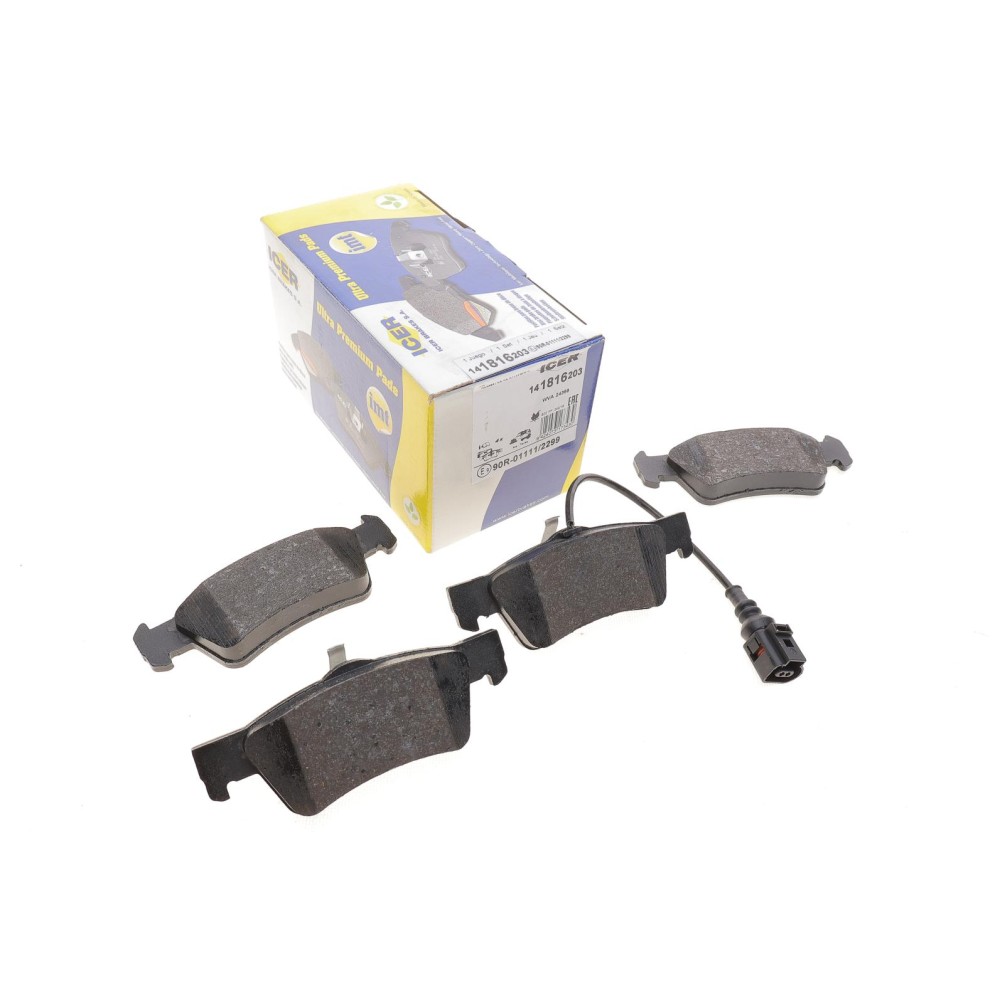 Колодки гальмівні (задні) VW Touareg 03-10 (+датчики L=250mm)