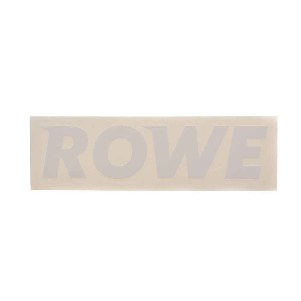 Наклейка для автомобіля ROWE, біла (110х35мм)