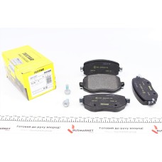 Колодки гальмівні (передні) Renault Megane IV 15- (TRW) Q+